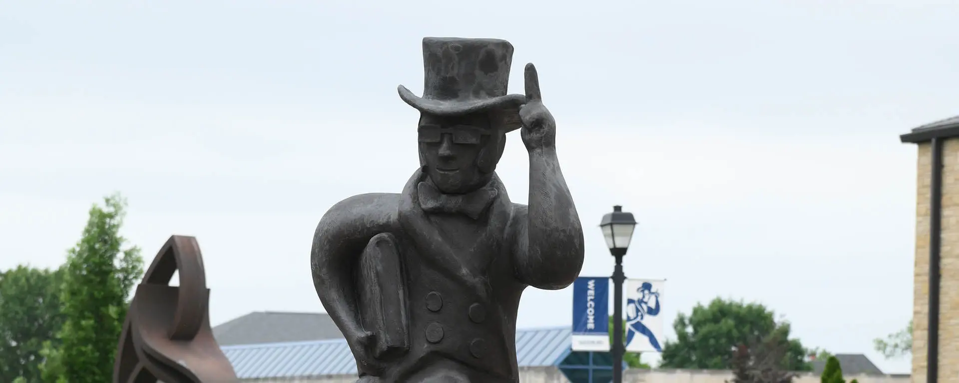 Mr. Ichabod on campus