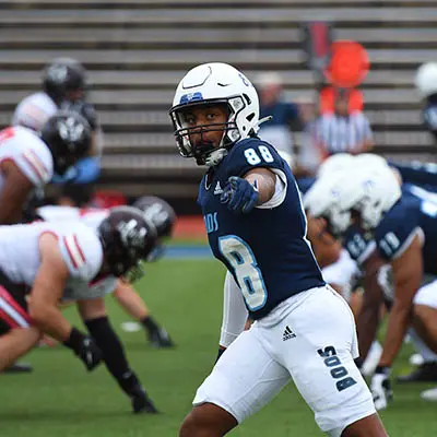 football player in game